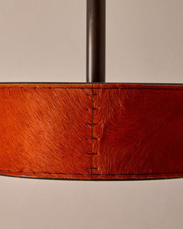 Robert True Ogden RTO Lighting Alina 12" Pendant - Sienna Natural Hid Leather#natural-hide-leather_sienna