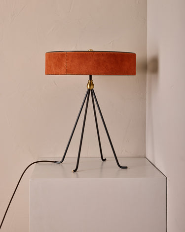 Robert True Ogden RTO Lighting Alina Table Lamp - Sienna Natural Hid Leather#natural-hide-leather_sienna