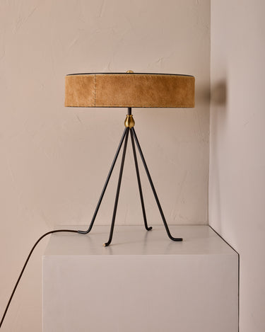 Robert True Ogden RTO Lighting Alina Table Lamp - Oat Natural Hid Leather#natural-hide-leather_oat