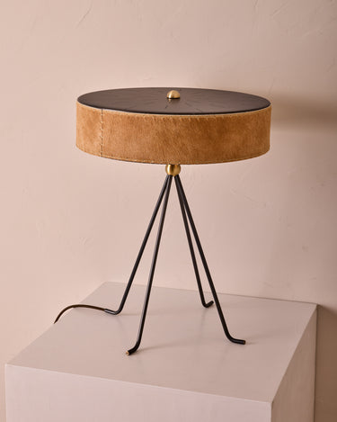 Robert True Ogden RTO Lighting Alina Table Lamp - Oat Natural Hid Leather#natural-hide-leather_oat