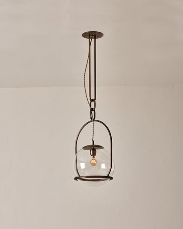 Robert True Ogden RTO Lighting - Large Emil Pendant - Antique Brass#finish_antique-brass