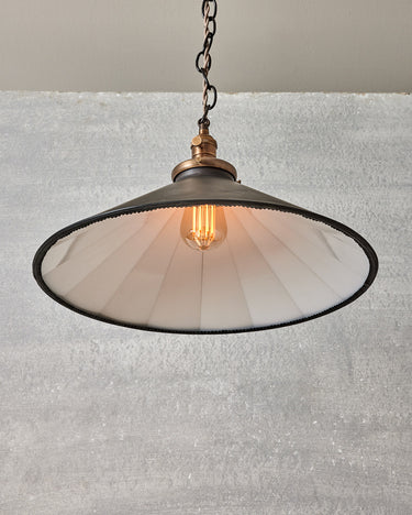 Classic Mirror Pendant#glass_milk-glass