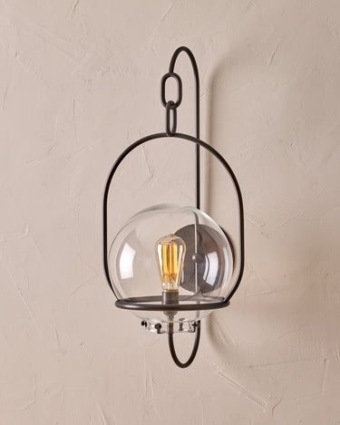 Robert True Ogden RTO Lighting - Large Emil Sconce - Oil Rubbed Brass - 10" Clear Glass Globe#finish_oil-rubbed-brass #glass_clear-glass