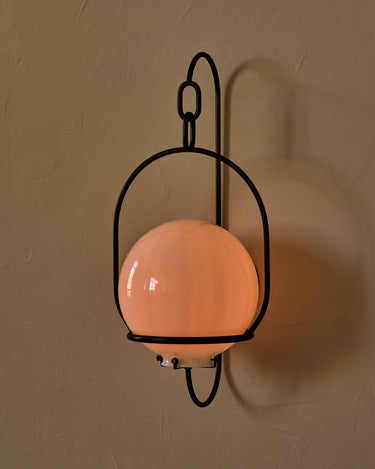 Robert True Ogden RTO Lighting - Large Emil Sconce - Oil Rubbed Brass - 10" Milk Glass Globe#finish_oil-rubbed-brass #glass_milk-glass