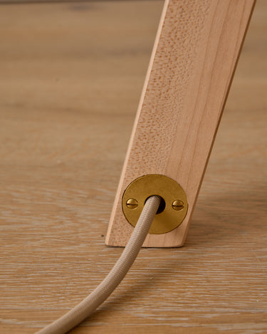 Robert True Ogden RTO Lighting Anouck Floor Lamp - Clear Maple#wood-finish_clear-maple