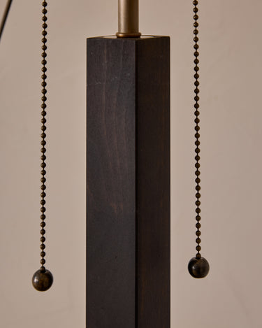 Robert True Ogden RTO Lighting Anouck Floor Lamp - Dark Wash Maple#wood-finish_dark-wash-maple