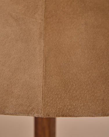 Robert True Ogden RTO Lighting Anouck Floor Lamp - Walnut#wood-finish_walnut #shade-color_beige