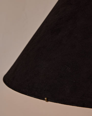 Robert True Ogden RTO Lighting Anouck Floor Lamp - Walnut#wood-finish_walnut #shade-color_anthracite