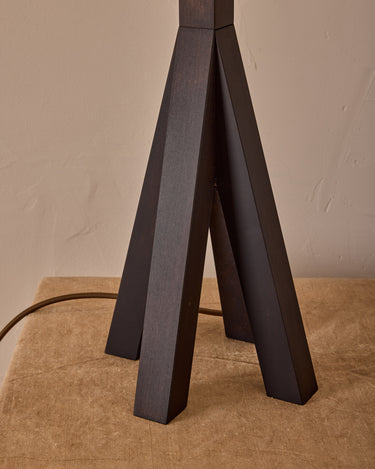 Robert True Ogden RTO Lighting Anouck Table Lamp - Dark Wash Maple#wood-finish_dark-wash-maple
