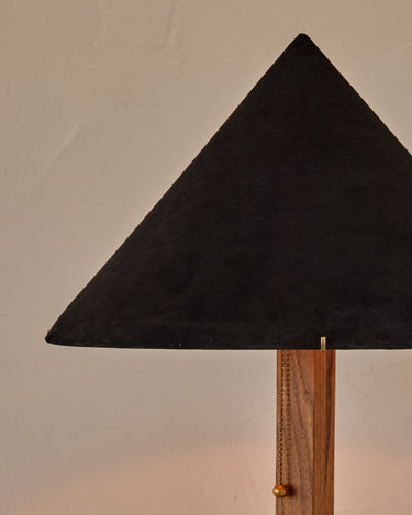 Robert True Ogden RTO Lighting Anouck Table Lamp - Walnut#wood-finish_walnut
#shade-color_anthracite