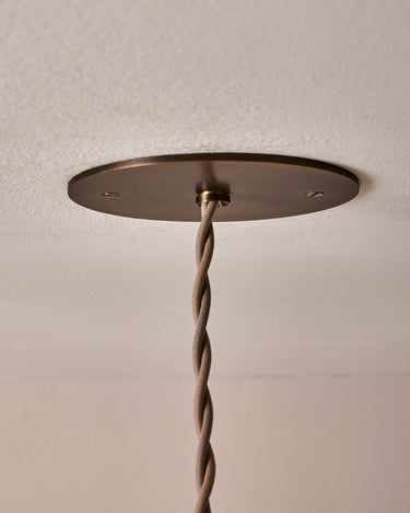 Robert True Ogden RTO Lighting Cecil Adjustable Ceiling Light Chandelier Single Pendant Canopy - Antique Brass#finish_antique-brass