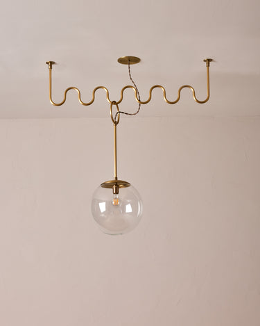 #Finish-+-Glass-Globe_Brushed Satin Brass - Clear Glass Globe