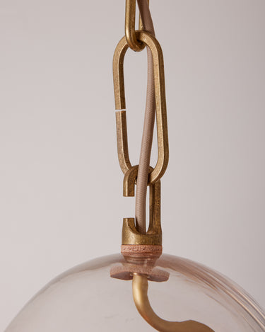 Robert True Ogden RTO Lighting Small Lou Pendant Clear Glass#glass_clear-glass