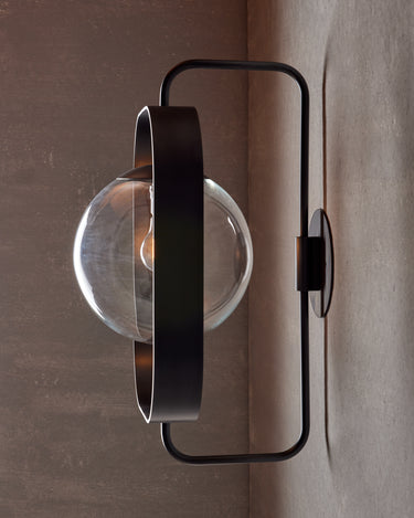 Robert True Ogden RTO Lighting - Olivia Wall Sconce - Oil Rubbed Brass - Clear Glass Globe#finish_oil-rubbed-brass #globe_clear-glass