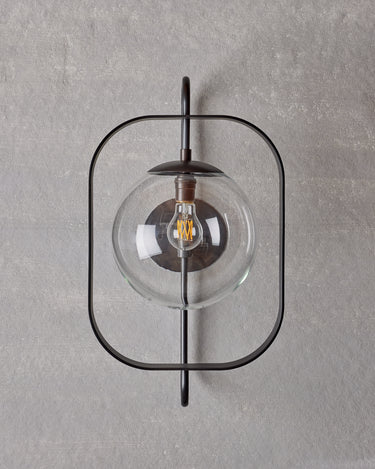 Robert True Ogden RTO Lighting - Olivia Wall Sconce - Oil Rubbed Brass - Clear Glass Globe#finish_oil-rubbed-brass #globe_clear-glass