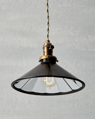 Robert True Ogden RTO Lighting 10" Cone Classic Mirror Pendant - Plain Mirror Glass#glass_plain-mirror