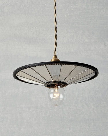 Robert True Ogden RTO Lighting 10" Convex Classic Mirror Pendant - Ribbon Mirror Glass#glass_ribbon-glass