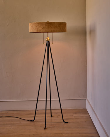 Robert True Ogden RTO Lighting Alina Floor Lamp - Oat Natural Hid Leather#natural-hide-leather_oat