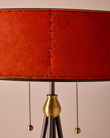 Robert True Ogden RTO Lighting Alina Floor Lamp - Sienna Natural Hid Leather#natural-hide-leather_sienna