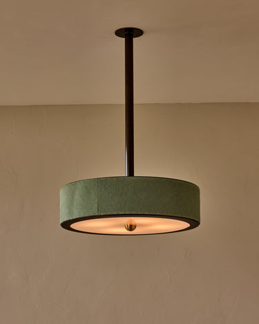 Robert True Ogden RTO Lighting Alina 24" Pendant  - Seafoam Natural Hid Leather#natural-hide-leather_sea-foam