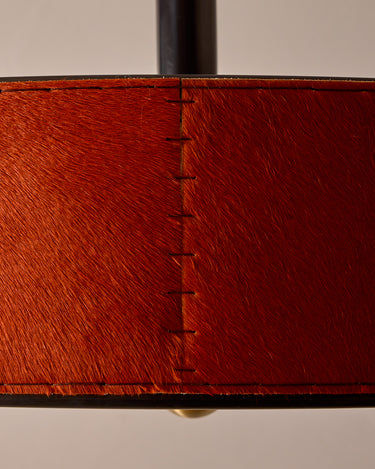Robert True Ogden RTO Lighting Alina 24" Pendant  - Sienna Natural Hid Leather#natural-hide-leather_sienna