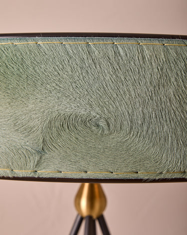 Robert True Ogden RTO Lighting Alina Table Lamp - Seafoam Natural Hid Leather#natural-hide-leather_sea-foam