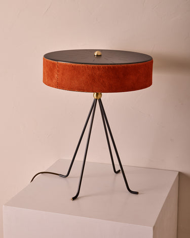 Robert True Ogden RTO Lighting Alina Table Lamp - Sienna Natural Hid Leather#natural-hide-leather_sienna