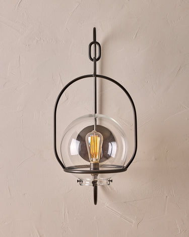Robert True Ogden RTO Lighting - Large Emil Sconce - Oil Rubbed Brass - 10" Clear Glass Globe#finish_oil-rubbed-brass #glass_clear-glass