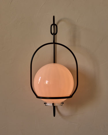 Robert True Ogden RTO Lighting - Large Emil Sconce - Oil Rubbed Brass - 10" Milk Glass Globe#finish_oil-rubbed-brass #glass_milk-glass