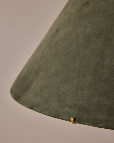 Robert True Ogden RTO Lighting Anouck Floor Lamp  - Clear Maple#wood-finish_clear-maple #shade-color_loden