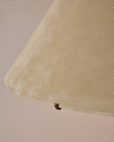 Robert True Ogden RTO Lighting Anouck Floor Lamp  - Walnut#wood-finish_walnut #shade-color_stone