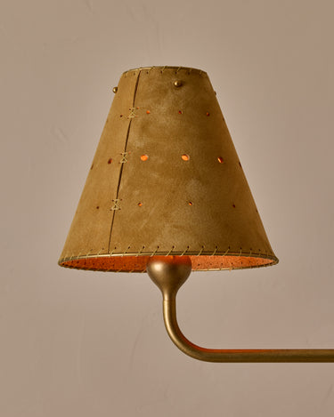 Robert True Ogden RTO Lighting Tulip Chandelier 36 inch Width - Sand Suede#shade-color_sand