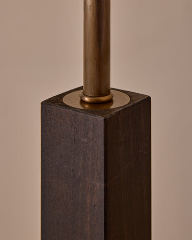 Robert True Ogden RTO Lighting Anouck Floor Lamp  - Dark Wash Maple#wood-finish_dark-wash-maple