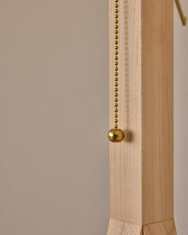 Robert True Ogden RTO Lighting Anouck Table Lamp  - Clear Maple#wood-finish_clear-maple