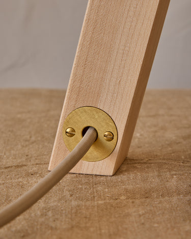 Robert True Ogden RTO Lighting Anouck Table Lamp  - Clear Maple#wood-finish_clear-maple