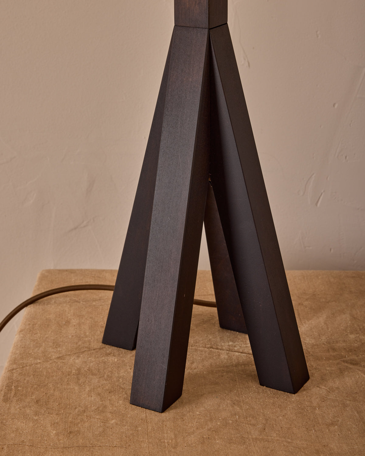 Robert True Ogden RTO Lighting Anouck Table Lamp  - Dark Wash Maple#wood-finish_dark-wash-maple