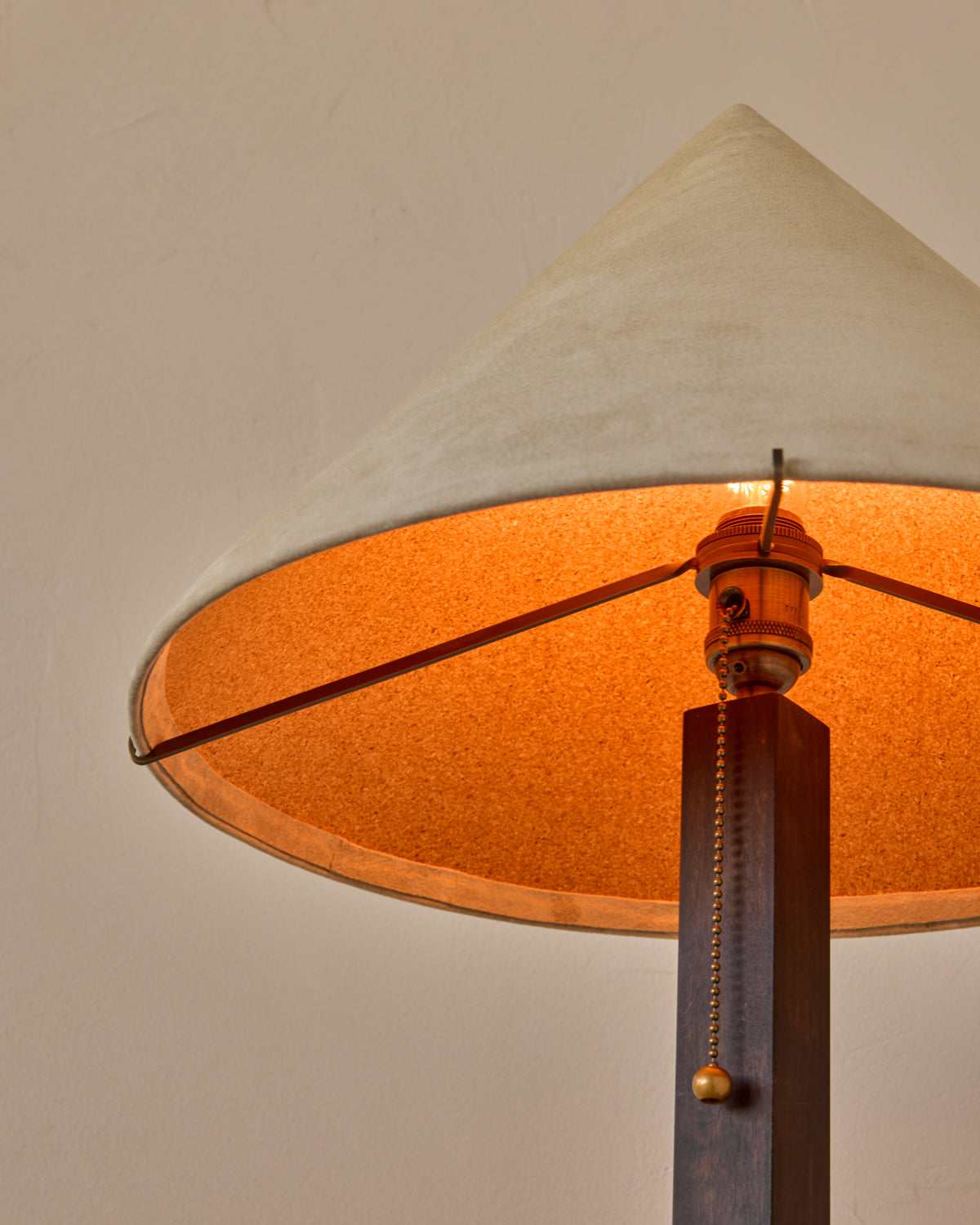 Robert True Ogden RTO Lighting Anouck Table Lamp  - Dark Wash Maple#wood-finish_dark-wash-maple