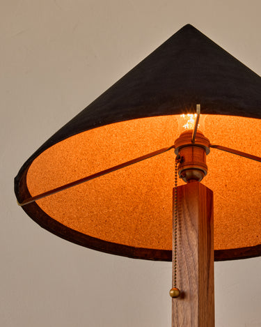 Robert True Ogden RTO Lighting Anouck Table Lamp  - Walnut#wood-finish_walnut
#shade-color_anthracite