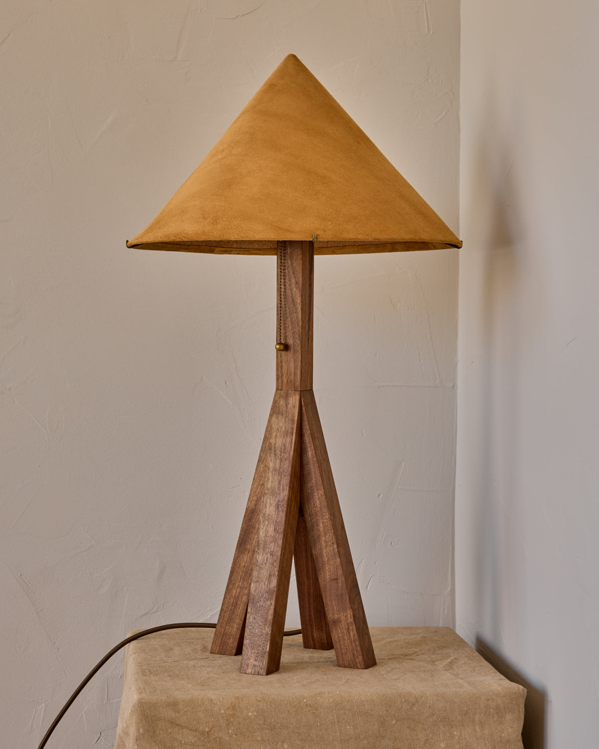 Robert True Ogden RTO Lighting Anouck Table Lamp  - Walnut#wood-finish_walnut