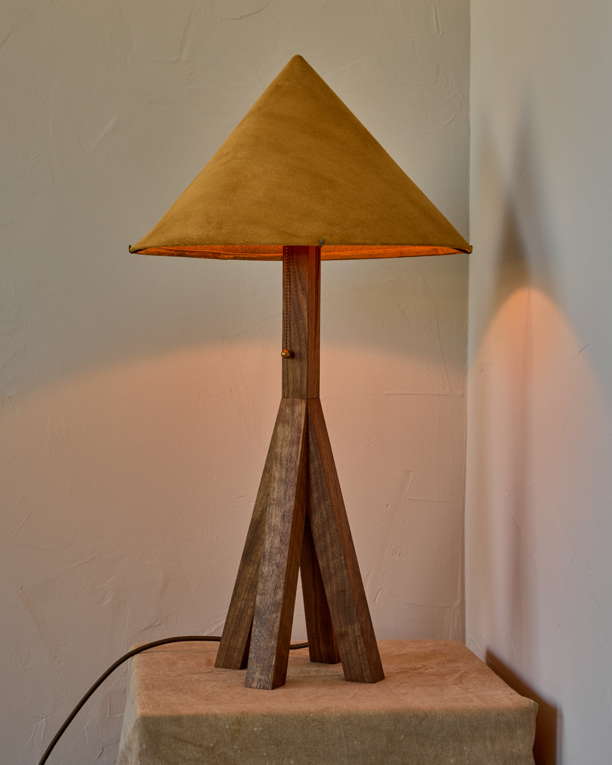 Robert True Ogden RTO Lighting Anouck Table Lamp  - Walnut#wood-finish_walnut