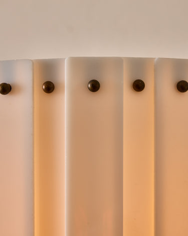Robert True Ogden RTO Lighting Adele Milk Glass Arc Wall Sconce