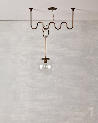 #Finish-+-Glass-Globe_Antique Brass - Clear Glass Globe