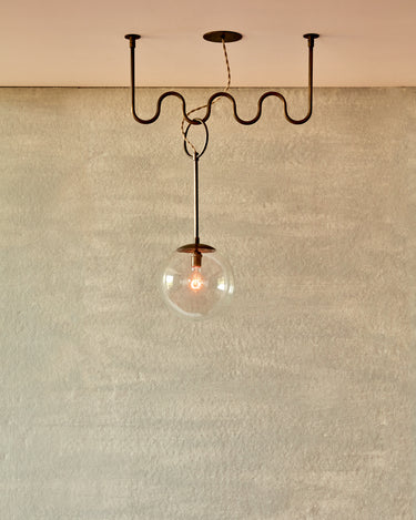 #Finish-+-Glass-Globe_Antique Brass - Clear Glass Globe