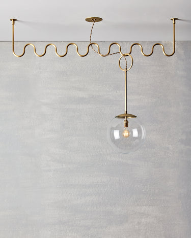 #Finish-+-Glass-Globe_Brushed Satin Brass - Clear Glass Globe