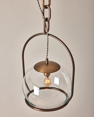 Robert True Ogden RTO Lighting - Large Emil Pendant - Antique Brass#finish_antique-brass