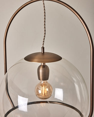 Robert True Ogden RTO Lighting - Extra Large Emil Pendant - Antique Brass#finish_antique-brass