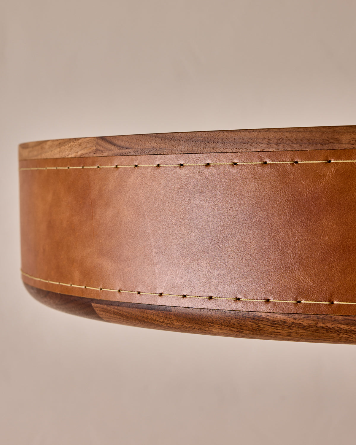 Robert True Ogden RTO Lighting 30" Nura Ceiling Fixture Pendant - Cognac Leather#leather_cognac-leather