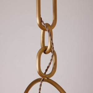 Robert True Ogden RTO Lighting - Extra Large Emil Pendant - Brushed Satin Brass Chain Links#finish_brushed-satin-brass