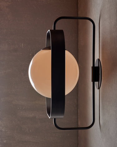 Robert True Ogden RTO Lighting - Olivia Wall Sconce - Oil Rubbed Brass - Milk Glass Globe#finish_oil-rubbed-brass #globe_milk-glass