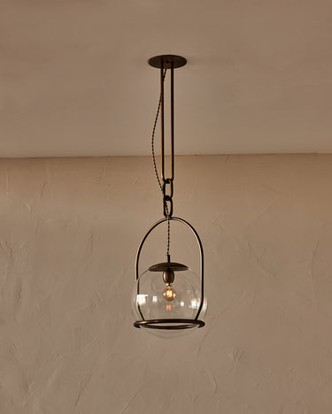 Robert True Ogden RTO Lighting - Large Emil Pendant - Antique Brass#finish_antique-brass